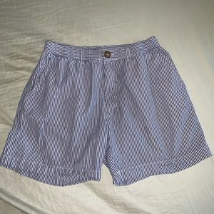 Men’s small classic seersucker chubbies shorts
